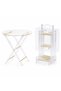 Acrylic 1+4 Shanta Table Set Gold