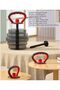Kettlebell Handle, Portable Adjustable Weight Plate Handle, Strength Training Tool for Home Gym, Fit - 4