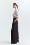 Pleated wide leg pants - 3