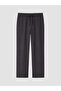 Anthracite Regular Fit Printed Men's Pajama Set - 7