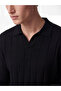 Esvab • Modern & Distinctive Devrik Roba Collar Soft Touch Men's Knitwear Sweater - 4