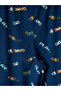 Lcw Kids Navy Blue Crew Neck Boys' Pajama Set - 8