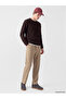 Xside Brown Crew Neck Men's Sweater - 2