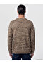 Lcwaikiki Classic Beige Patterned Men's Knitwear Sweater - 4
