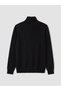 Lcwaikiki Classic Black Turtleneck Men's Knitwear Sweater - 3