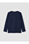 Lcw Kids Navy Blue Printed Boys Pajama Set - 4