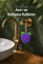 Purple Jasmine Shaped Solid Soap 10.5X9.5 cm Hangable Decorative Bathroom Hand Soap - 2
