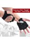 Weight Lifting Glove, Elastic Adjustable Compression Wrist Guards, Out Open - Hand Design, for Gym P - 3