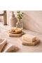 Travertine Coasters Set of 4, Natural Marble Hexagon Drink Coasters, Absorbent Stone for Coffee Table, Dining Table & Home Décor - 3