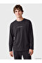 Anthracite Regular Fit Printed Men's Pajama Set - 2