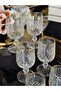 Bohemia Crystal 6 Pieces Cut-Glazed Brown Soft Drink Water Glass 135 ml - 4