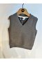Children's V-Neck Thessaloniki Knitwear Sweater Beige 3–9 Years Rg1774 - 2