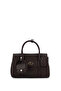 Women's Faux Leather Brown Shoulder Bag