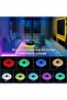 إضاءة نيون LED على شكل حبل بطول 16.4 قدم/5 متر، قابلة للتعتيم بألوان RGB ومقاومة للماء بجهد 12 فولت، شريط LED متزامن مع الموسيقى مع جهاز تحكم عن بعد - 3