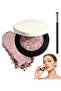 Metallic Eyeshadow, Multi Chromatic Shimmer Palette, High Pigment Makeup, Buildable Pressed