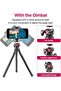 ULANZI FT-01 Phone Tripod with Holder, Mini Camera Flexible Tripod Stand with Cold Shoe Mount, 1/4'' - 4