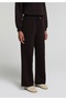 Regular Fit Mid Waist Straight Women's Purple Sweatpants - 4