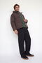 Men's Adjustable Lace-Up Hooded Puffer Jacket - Galaxy - 4