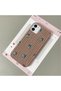 iPhone 12/12 Pro Compatible Brown Leather Textured Silicone Protects Camera Shock-Absorbing Baby Turtle Pattern Case - 2