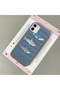 iPhone 12/12 Pro Compatible Gray Leather Textured Silicone Protects Camera Shock-Absorbing Sea Animals Pattern Case - 2