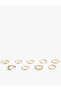 Stone Detailed 9-Piece Ring Set