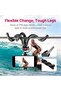 ULANZI FT-01 Phone Tripod with Holder, Mini Camera Flexible Tripod Stand with Cold Shoe Mount, 1/4'' - 2