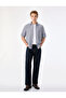 Regular Fit Cotton Classic Collar Long Sleeve Striped Shirt