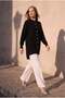 V Patterned Jacquard Cardigan - 2