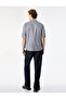 Regular Fit Cotton Classic Collar Long Sleeve Striped Shirt - 4