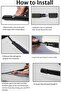 Car Wiper Blade Replacement Strips, 4 Pieces 26 Inch Universal Silicone Refills, Premium Wind - 7