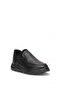 26Ksrrm1076 Men's Genuine Leather Casual Shoes Black - 2