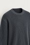 Knole - Anthracite - Boxy Fit Wide Collar - Men's Sweater - 6