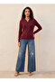 Basic Textured Collared Sweater - 2