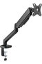 TV Single Monitor Arm Desk Mount – Adjustable Gas Spring Monitor Stand with Full Motion, 360° Rotation, Tilt & Swivel, VESA Compatible Computer Screen Holder for Home Office - 2