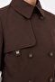 Shirt Collar Belted Bitter Trench Coat 13751 - 2