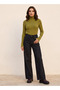 HIGH NECK BUTTON DETAIL TRICOT - 4