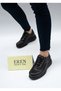 Women's Genuine Leather Winter Waterproof Non-Slip Lightweight Eva Sole Padded Heeled Casual Shoes - 3