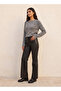 Crew Neck Textured Sweater - 4