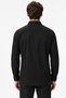 Mens Slim Fit Black Cotton Shirt Slim Fit Cotton Men's Shirt Black - 3