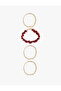 2-Piece Bracelet Set with Bead and Stone Detailing - 2