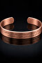 Men's and Women's Pure Copper Bracelet with Surah Nas Written Adjustable Copper Cuff Bracelet - 7