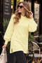 Pearl Embroidered Knitwear Sweater K6036 Lemon Yellow