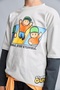 100% Cotton Stumble Guys Oversized Crew Neck Long Sleeve T-Shirt Boys H7642A826Au - 2