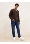 Smart Henley Neck Sweater - 2