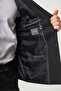 Black Swallow Collar Double Breasted 6 Drop Slim Fit Full Lining Flexible Suit 1001260180 - 4