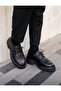 Reilly Model Genuine Leather Handmade Black Floter Casual Shoes - 2