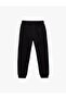 Cotton Pocketed, Tie-Waist, Basic Jogger School Sweatpants - 3
