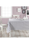 Checkered Tablecloth Gray