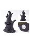 Halloween Tree Face LED Lamp, Tree Stump Shape Lantern Lights Ghost Smile Ghost Tree Stump Figurines for Table Decorations Halloween - 6