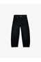 Cotton Loose Fit Denim Trousers - 4